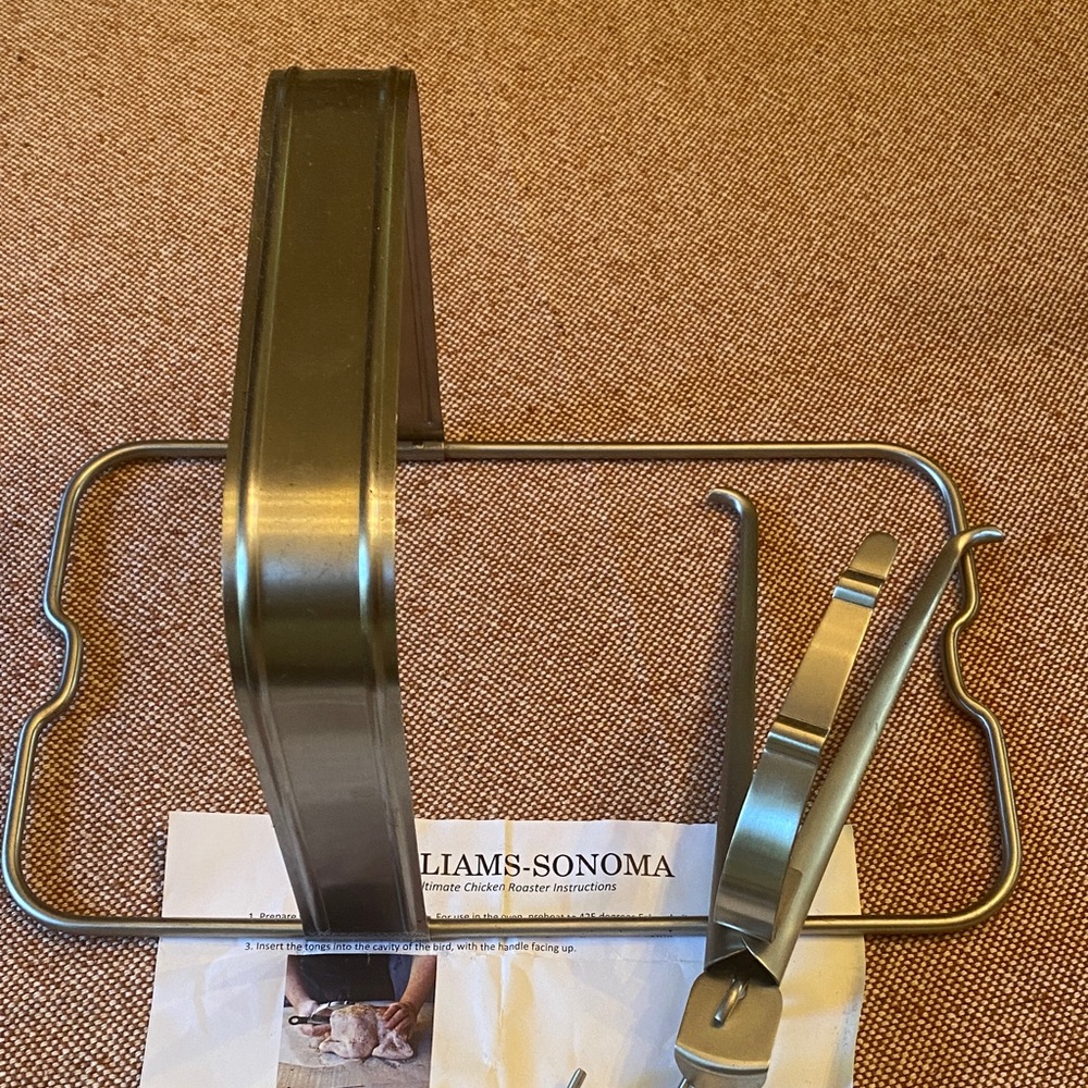 Williams Sonoma Stainless Steel Chicken Roaster